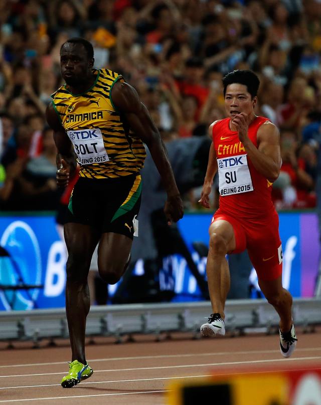 苏炳添把博尔特吓到了是哪场比赛,苏炳添采访博尔特