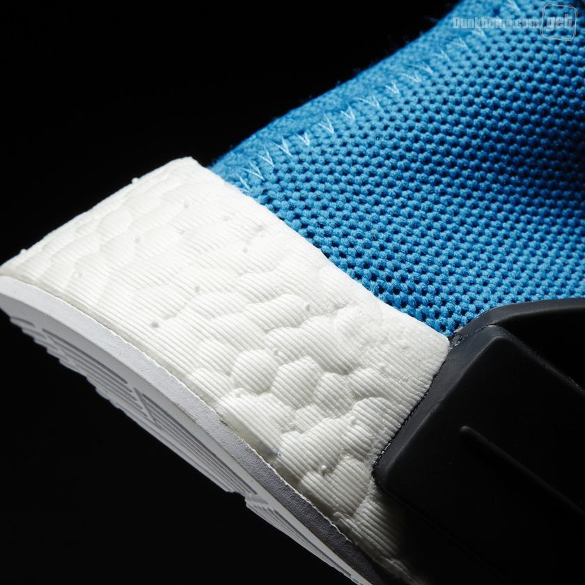 PharrellXadidasNMDHumanRace蓝色近赏