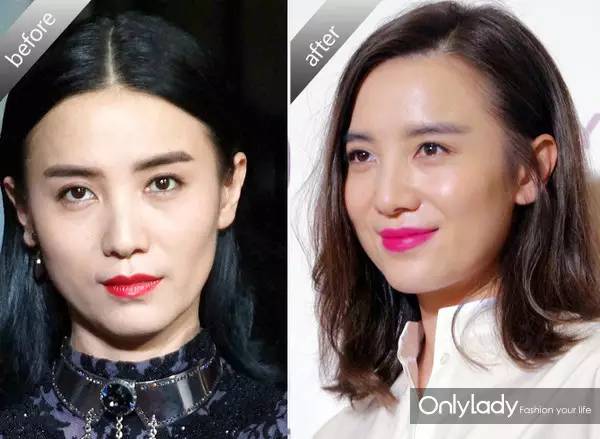 全智贤一字眉图片,全智贤的长直发看起来那么漂亮