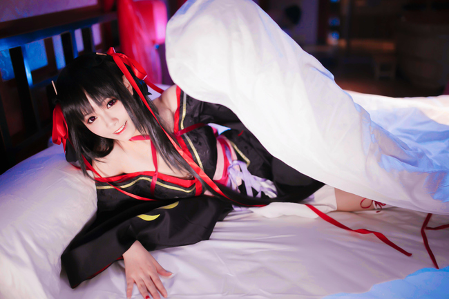 机巧少女cos图片,cos正片双人动作花怜