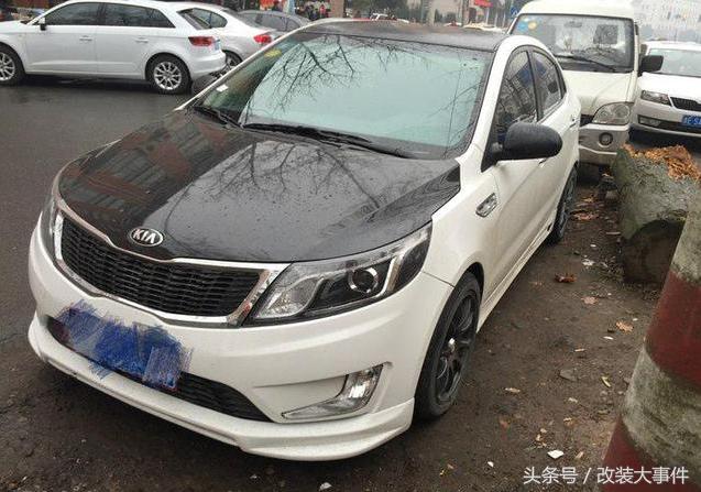 起亚k2卡通改装图片大全,起亚k2氙气灯改装视频