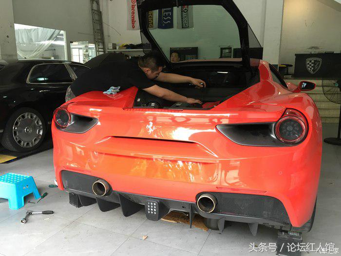 法拉利488评测重装上阵,法拉利488拆车视频