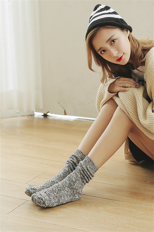 短靴堆堆袜搭配,短靴加堆堆袜