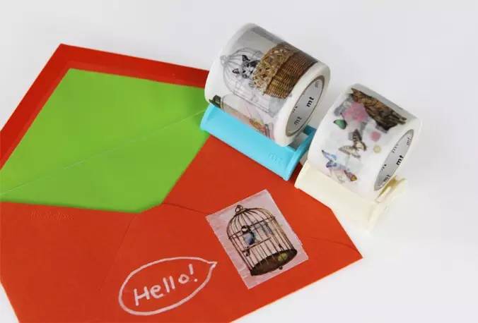 儿童透明卡通手帐胶带的用法,和纸胶带基础款用法