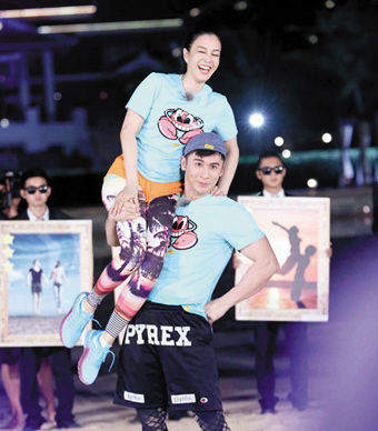 钟丽缇张伦硕秀恩爱,钟丽缇张伦硕跳舞tabata