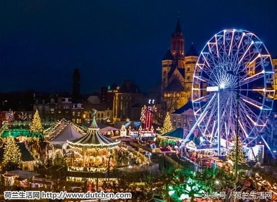 荷兰马斯特里赫特的“魔法圣诞”集市开幕啦！