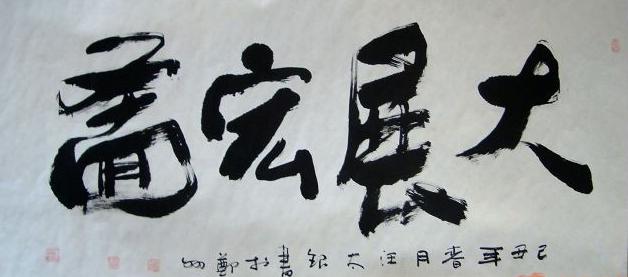 书法大展宏图欣赏,武模凯书法大展宏图