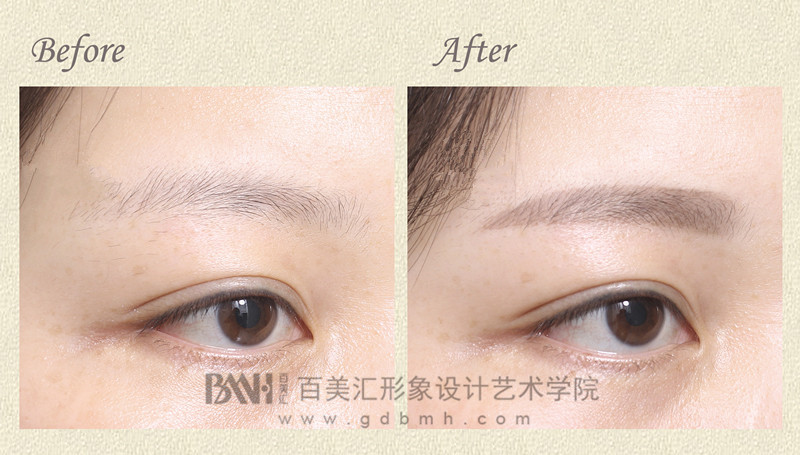 百美汇解惑--纹眉后颜色很淡是怎么回事？