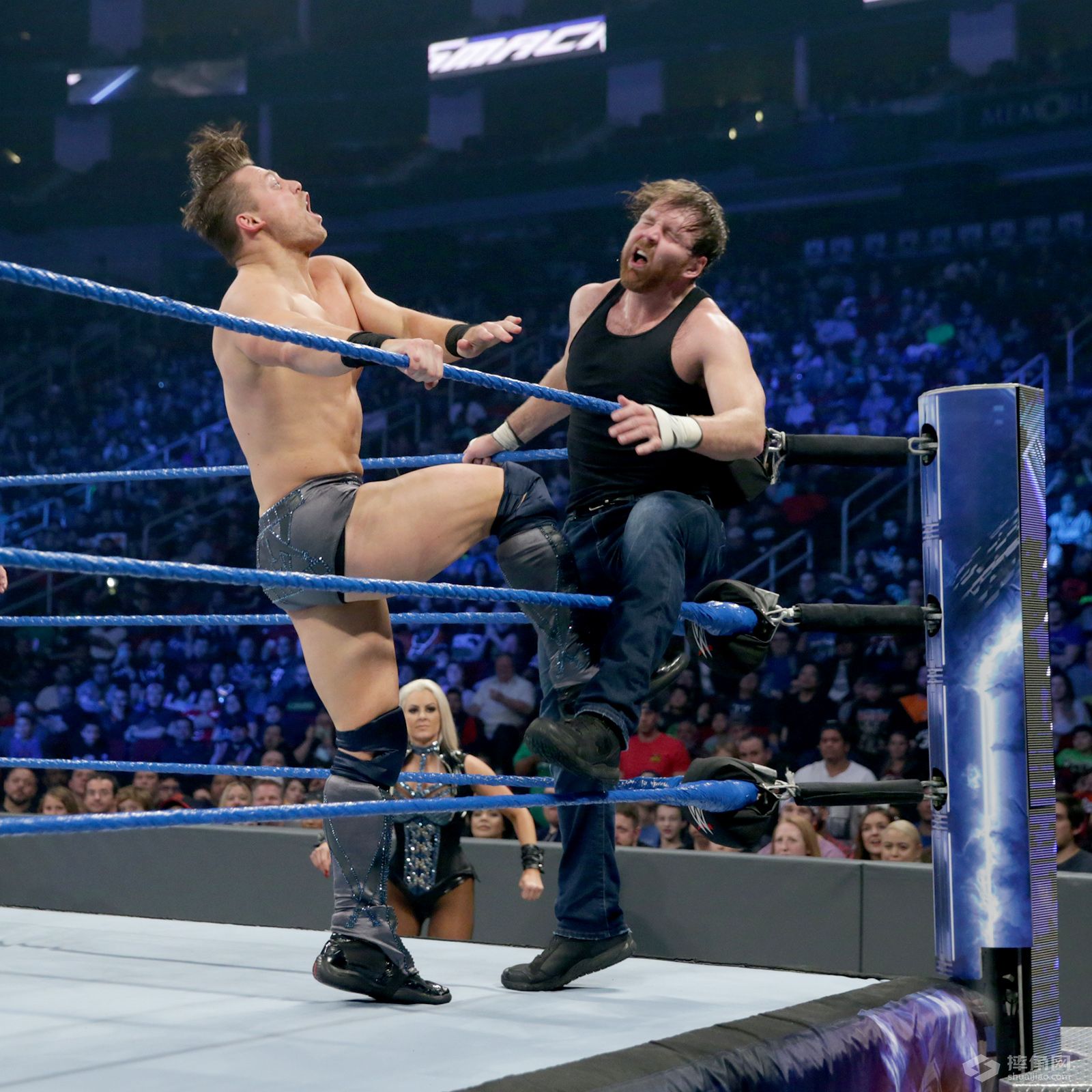 WWE驸马爷风云决战RVD！凯恩抛摔毕雪夫获全场欢呼！