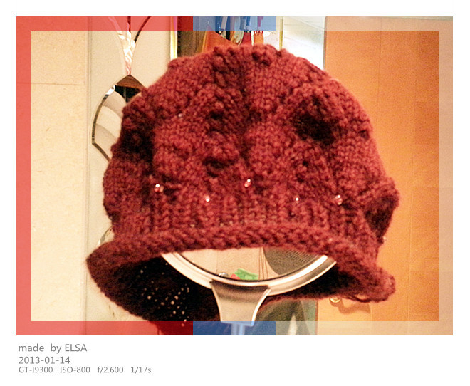 双元宝针织帽子的图解,织老奶奶帽子教程与图解