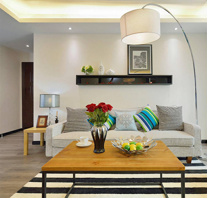 简约风装修房子的效果图,意式简约风三居室装修效果图