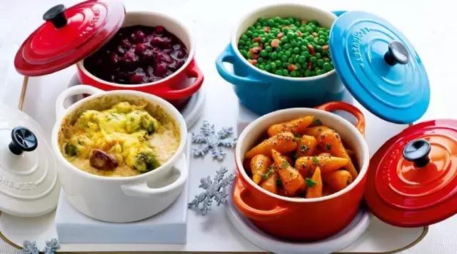 法国进口珐琅lecreuset酷彩铸铁锅,deslon德世朗珐琅铸铁锅24cm宝石蓝