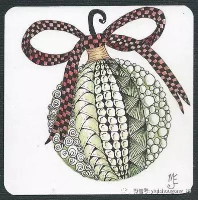 自己画圣诞卡片,圣诞节手工缠绕画