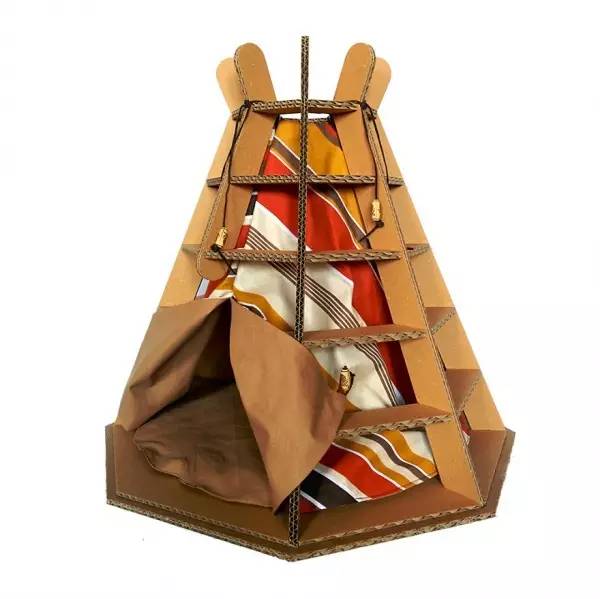 怎么用纸箱做猫屋,猫咪纸箱屋