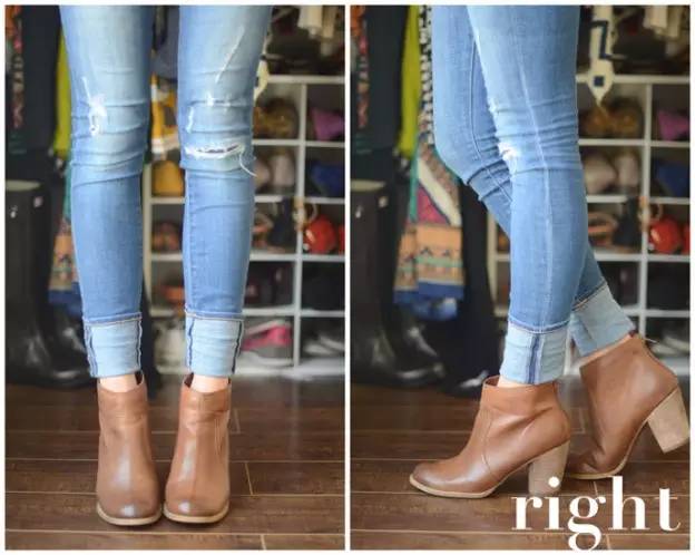 冬天米色短靴子搭配大全,冬天什么短靴好看又百搭