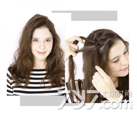 编发帽子教程简单好看,戴大帽子编发教程长发