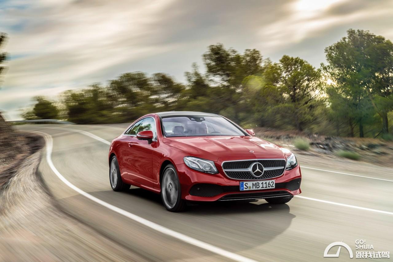 优雅的奔驰e级,优雅的coupe车型