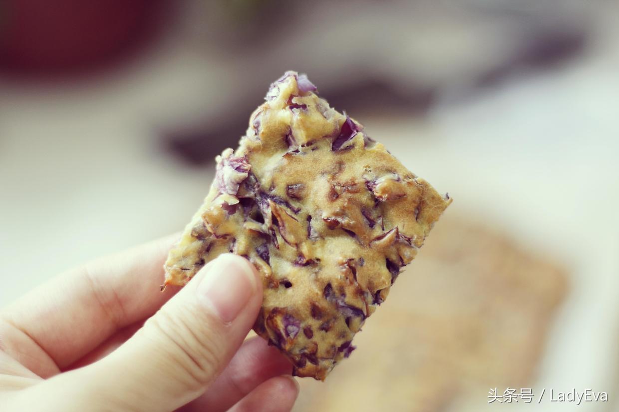 凉拌紫甘蓝清脆爽口健康低脂,紫甘蓝最好吃低脂高蛋白食物