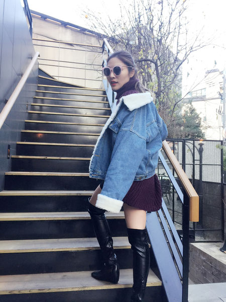 时尚韩国冬天旅游的流行穿搭街拍3套必备保暖单品