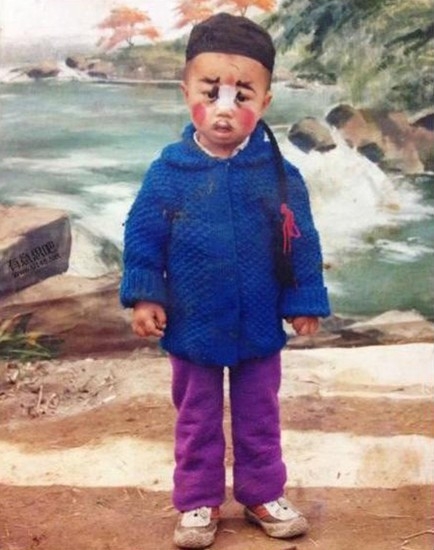 影楼风儿童照,90后经典童年影楼照