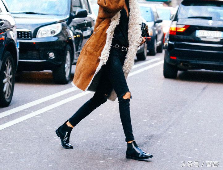 这个冬天必备短靴,冬时尚气质粗跟新款舒适圆头短靴