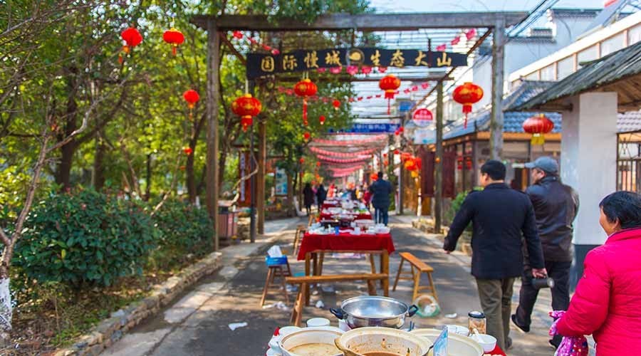 南京长街宴图片,高淳长街宴老字号