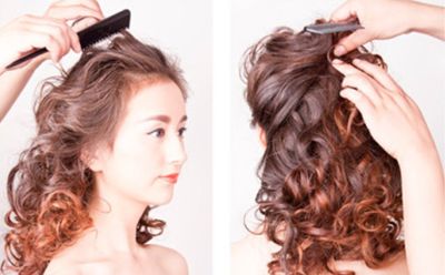 超长头发韩式盘发新娘,韩式盘发新娘2018