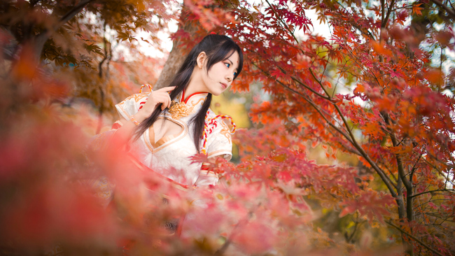 天涯明月刀游戏白发美图,天涯明月刀沧海烟霞时装