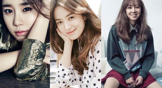 孔孝真宋慧乔刘仁娜三位*神教女**你日常穿搭