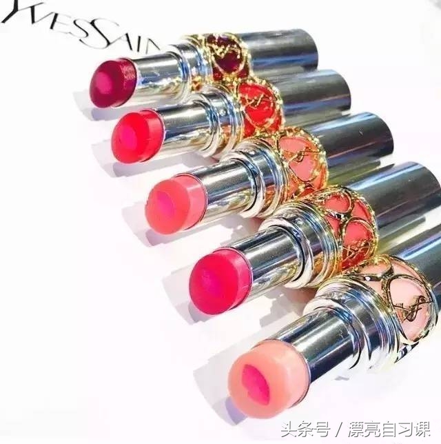 ysl圣罗兰2023新款夏季黑管唇釉,ysl圣罗兰迷魅亮彩圆管唇膏124ml