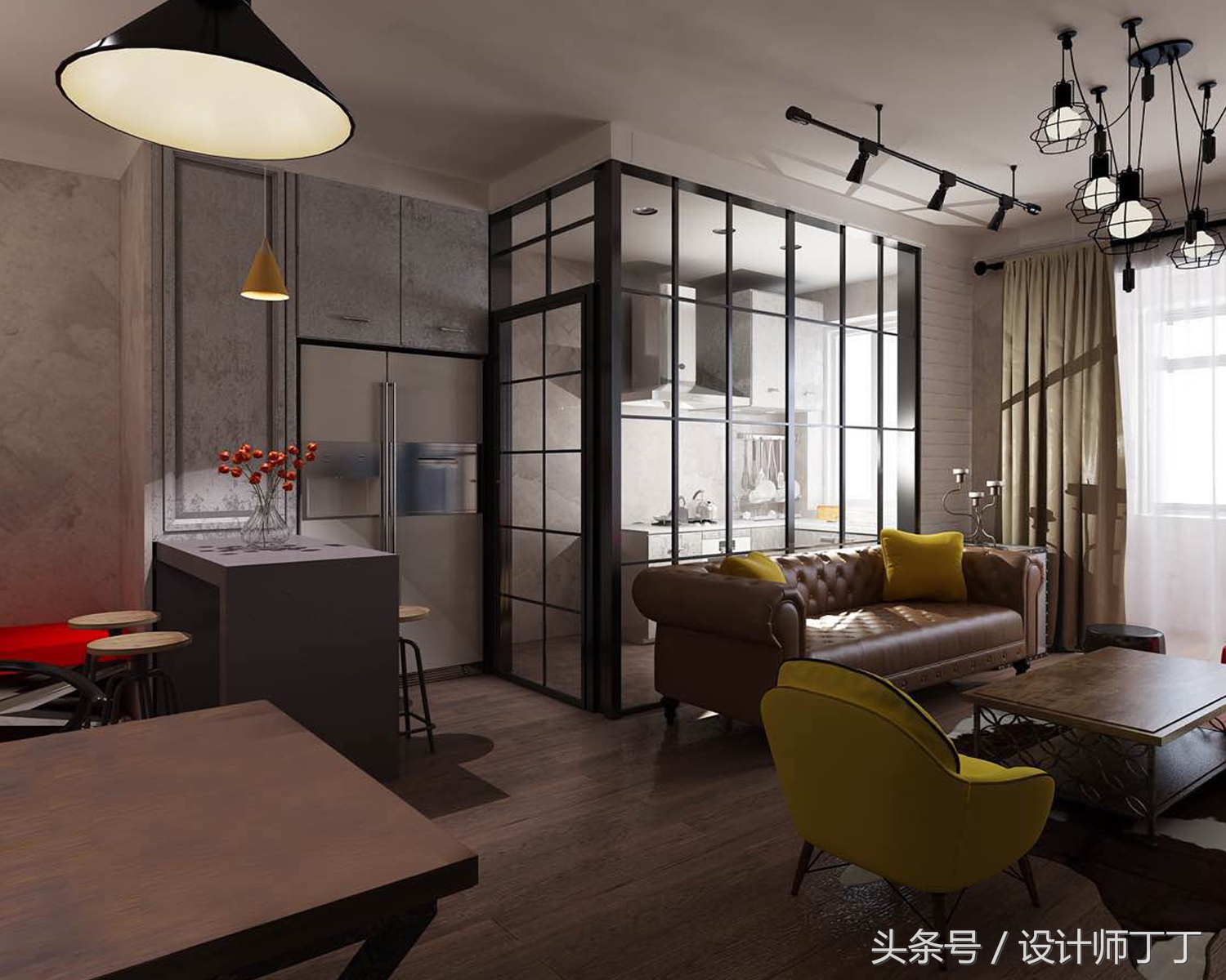 冷淡风工业风简约风,工业风省钱装修