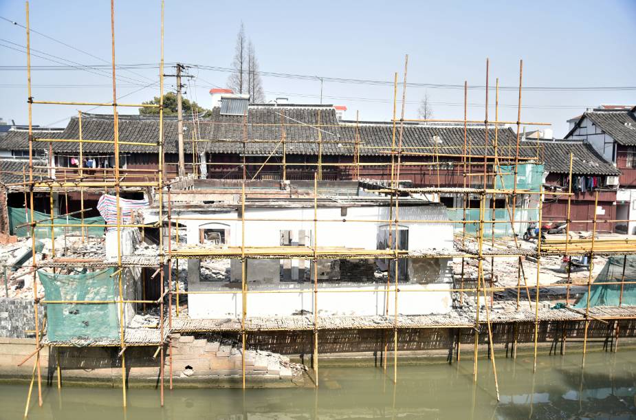 古建筑修缮维持原貌还原历史风貌,被修复的古建筑