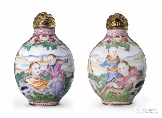 50件顶级鼻烟壶,鼻烟壶国外拍卖