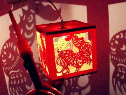 手工diy挂件新年快乐灯,2024龙年春节手工diy