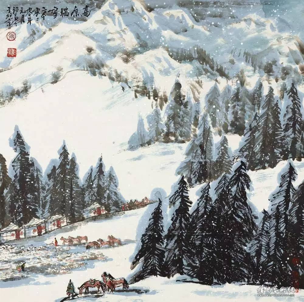 姚治华山水画,姚治华的国画欣赏