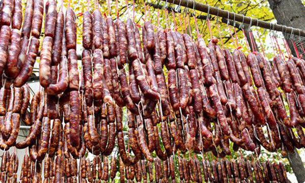 年味腊肠视频,年味之香肠图片