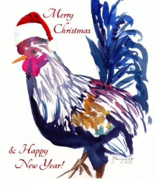 庆祝农历鸡年很中国，制作鸡年贺卡却很世界