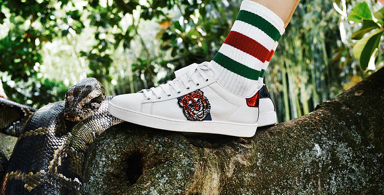 霸屏时尚圈的小白鞋，Gucci解锁鸡年新元素