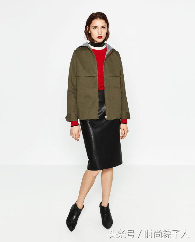 想做英姿飒爽的自己,洋气小个子时髦外套军绿色