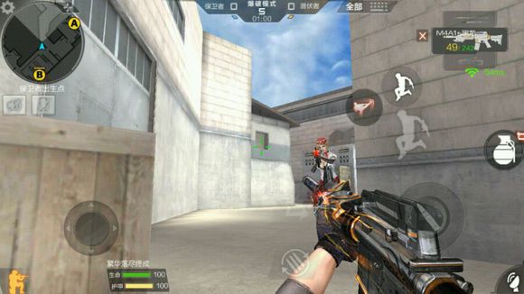 cf手游超实用点位技巧,穿越火线手游沙漠灰b点跳箱技巧