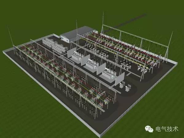 变电站设备创新设计,变电站三维建模设计方案