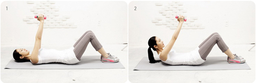 瘦肚子瘦手臂减肥操,韩国瘦身操躺着瘦腿