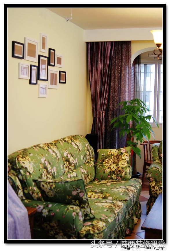 50平米小户型2室一厅美式田园,50平方的院子美式田园风