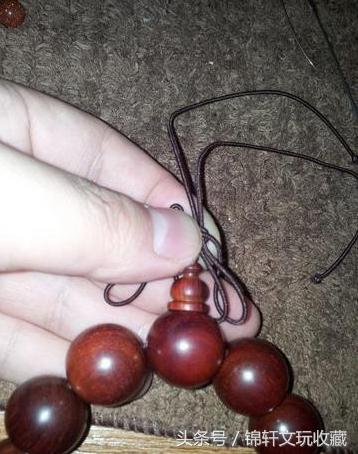 手串绳断了怎么打结,戴佛头手串怎么穿绳打结