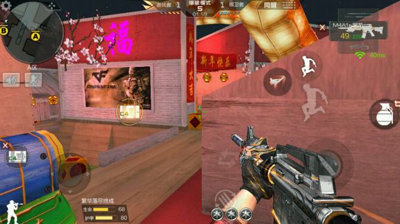 cf手游超实用点位技巧,穿越火线手游沙漠灰b点跳箱技巧