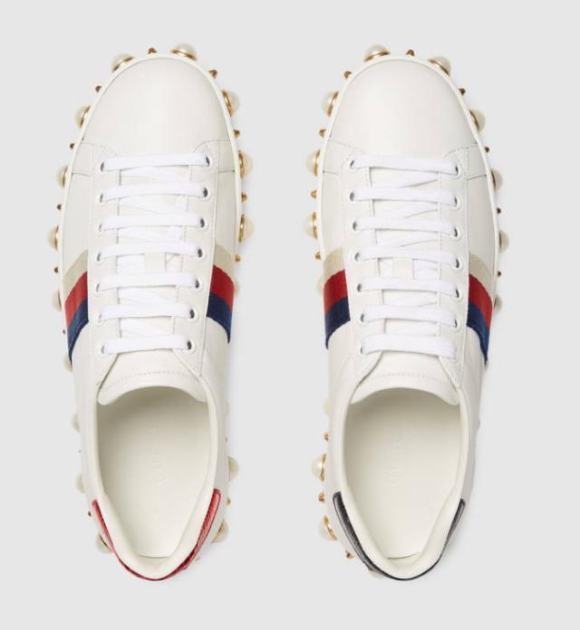 古驰小白鞋哪款最经典,gucci古驰tennis1977系列女士小白鞋