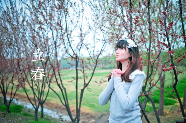 立春节气早安图片,立春美景图