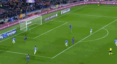 西甲内马尔破门难救主,西甲巴萨2-1马竞全场