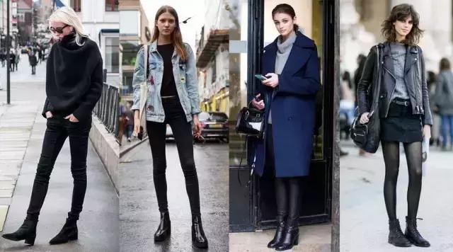 短靴和阔腿裤怎么搭配小个子,穿出长腿经典舒适基础百搭小短靴