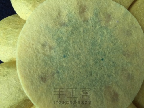 不织布太阳花教程,不织布太阳花制作图解